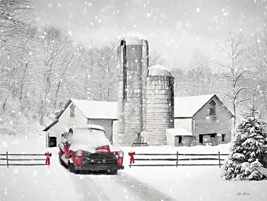 Lori Deiter LD2402 - LD2402 - Snow Days - 16x12 Farm, Barn, Truck, Winter, Snow, Photography from Penny Lane