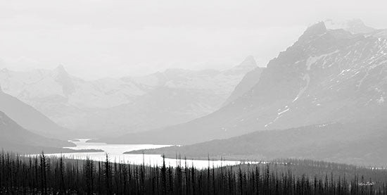 Lori Deiter LD2435 - LD2435 - St. Mary's Lake   - 18x9 St. Mary's Lake, Mountains, Photography, Black & White, Landscape from Penny Lane