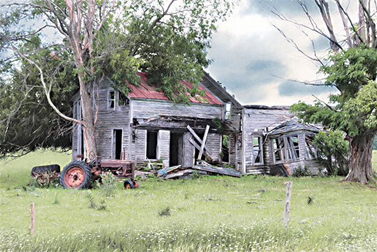 Lori Deiter LD2443 - LD2443 - Age is a Work of Art - 18x12 House, Tractor, Photography, Abandoned from Penny Lane