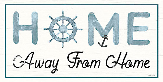 Lori Deiter LD2458 - LD2458 - Nautical Home Away from Home II - 18x9 Home Away from Home, Nautical, Signs, Anchor, Coastal from Penny Lane