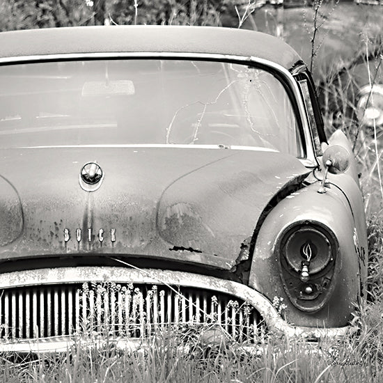 Lori Deiter LD2489 - LD2489 - Seen Better Days I - 12x12 Car, Buick, Rusty Car, Vintage, Antique, Photography, Black & White from Penny Lane