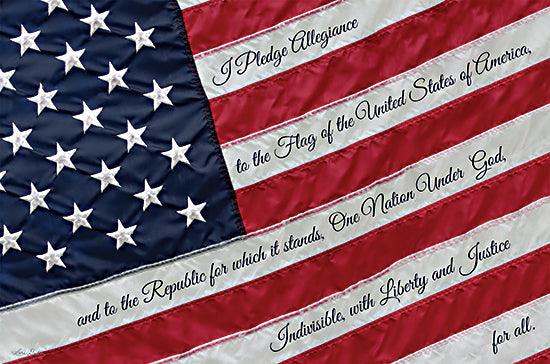 Lori Deiter LD2530 - LD2530 - I Pledge Allegiance II - 18x12 I Pledge Allegiance, Flag, American Flag, Photography, Patriotic from Penny Lane
