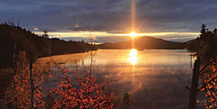 LD2547 - Saranac Lake Sunset - 18x9