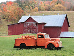 LD2553 - Orange Pumpkin Truck - 16x12