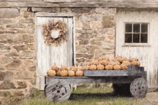 Lori Deiter Licensing LD2563LIC - LD2563LIC - Fort Halifax Pumpkin Wagon - 0  from Penny Lane