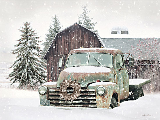 Lori Deiter LD2611 - LD2611 - Rustic Country Christmas - 16x12 Christmas, Holidays, Transportation, Rustic, Vintage, Truck, Old Truck, Farmhouse/Country, Farm, Barn, Winter, Photography from Penny Lane