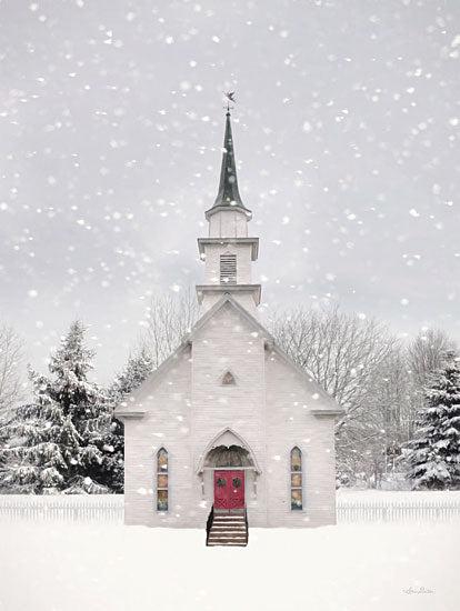 Lori Deiter LD2679 - LD2679 - Vermont Church - 12x16 Church, Religion, Winter, Photography, Snow, Country from Penny Lane