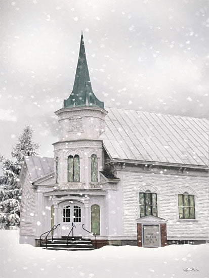 Lori Deiter LD2680 - LD2680 - Covenant Reformed Church - 12x18 Photography, Church, Religion, Winter, Snow from Penny Lane