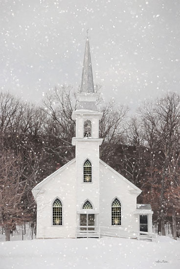 Lori Deiter LD2715 - LD2715 - Weishampel Church - 12x18 Winter, Religious, Church, Photography, Weishampel Church, Pennsylvania, Snow, Country Church, Landscape from Penny Lane