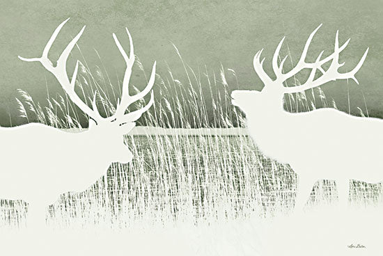 Lori Deiter LD2756 - LD2756 - Elk Silhouettes - 18x12 Elk, Silhouettes, Portrait, Wildlife, Abstract, Photography from Penny Lane