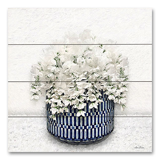 Lori Deiter LD2778PAL - LD2778PAL - Wisteria Wonder - 12x12 Wisteria, Flowers, White Flowers, Blue & White Vase, Still Life, Photography from Penny Lane