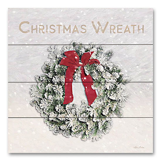 Lori Deiter LD2781PAL - LD2781PAL - Christmas Wreath - 12x12 Christmas Wreath, Wreath, Christmas, Holidays, Pine Needle Wreath, Photography from Penny Lane