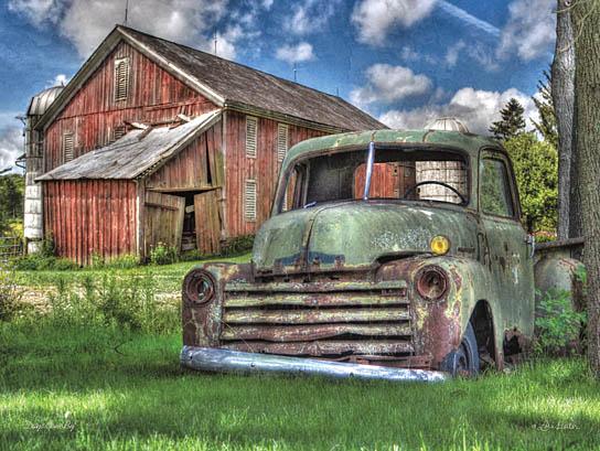 Lori Deiter LD278 - Days Gone By - Barn, Truck, Farm, Brocken Down from Penny Lane Publishing