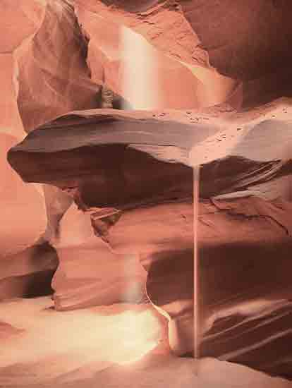 Lori Deiter LD2834 - LD2834 - Sandfall at Antelope Canyon - 12x16 Antelope Canyon, Arizona, National Park, Photography, Canyon, Sunlight, Nature, Sandfall from Penny Lane