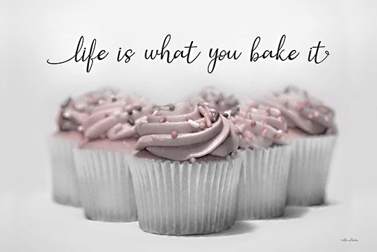Lori Deiter LD3159 - LD3159 - Life is What You Bake it - 18x12 Photography, Kitchen, Cupcakes, Life is What You Bake It, Typography, Signs, Textual Art, Whimsical from Penny Lane