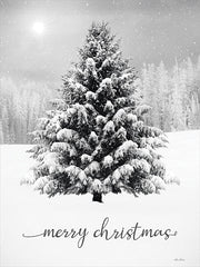 LD3207 - Merry Christmas Snowy Tree - 12x16