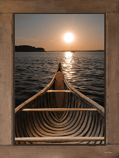 Lori Deiter LD3218 - LD3218 - Antique Canoe III - 12x16 Photography, Canoe, Antique Canoe, Vintage, Lake, Sun, Summer, Frame, Masculine from Penny Lane