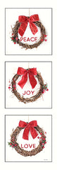 LD3295 - Holiday Wreath Trio - 6x18