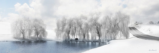 Lori Deiter LD434 - LD434 - Winter Willow - 36x12 Winter, Snow, Landscape, Trees, Pine Trees, Road, Lake from Penny Lane