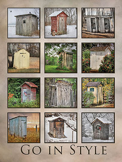 Lori Deiter LD488 - Go in Style - Outhouses, Collage, Signs from Penny Lane Publishing