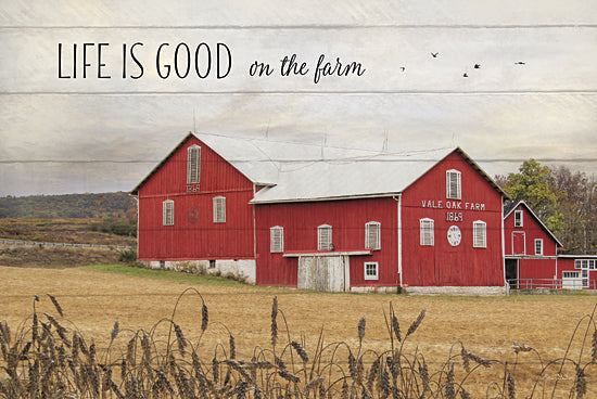 Lori Deiter LD798A - Life is Good on the Farm - Farm, Signs, Landscape from Penny Lane Publishing
