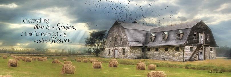 Lori Deiter LD813 - A Time to Reap - Season, Barn, Farm, Birds, Hay Stacks, Religious from Penny Lane Publishing