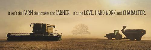 Lori Deiter LD895 - The Farmer - Farm, Tractor, Inspirational, Photography, Sign, Farm Life from Penny Lane Publishing