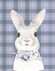 LET117 - Plaid Bunny Floral - 12x16