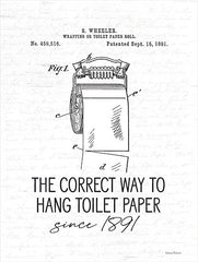 LET144 - Correct Way to Hang Toilet Paper - 12x16