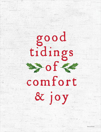 lettered & lined LET184 - LET184 - Good Tidings of Comfort & Joy - 12x16 Good Tidings of Comfort & Joy, Christmas, Holidays, Signs from Penny Lane