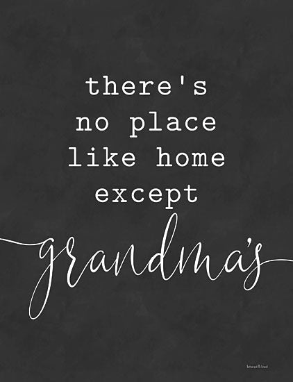 lettered & lined LET188 - LET188 - No Place Like Home Except Grandma's - 12x16 No Place Like Home, Except Grandma's, Home, Family, Humorous, Signs from Penny Lane