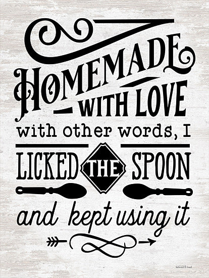 lettered & lined LET356 - LET356 - Homemade With Love - 12x16 Homemade with Love, Kitchen, Humorous, Typography, Signs from Penny Lane