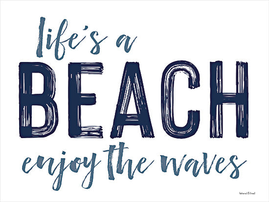 lettered & lined LET364 - LET364 - Life's a Beach - 16x12 Life's a Beach, Coastal, Summer, Fun, Typography, Signs from Penny Lane