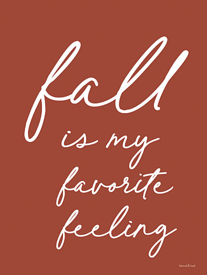 lettered & lined LET500 - LET500 - Fall is My Favorite Feeling - 12x16 Fall is My Favorite Feeling, Fall, Autumn, Typography, Signs from Penny Lane