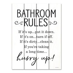 LET508PAL - Bathroom Rules - 12x16