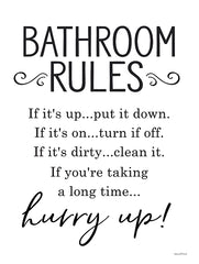 LET508 - Bathroom Rules - 12x16