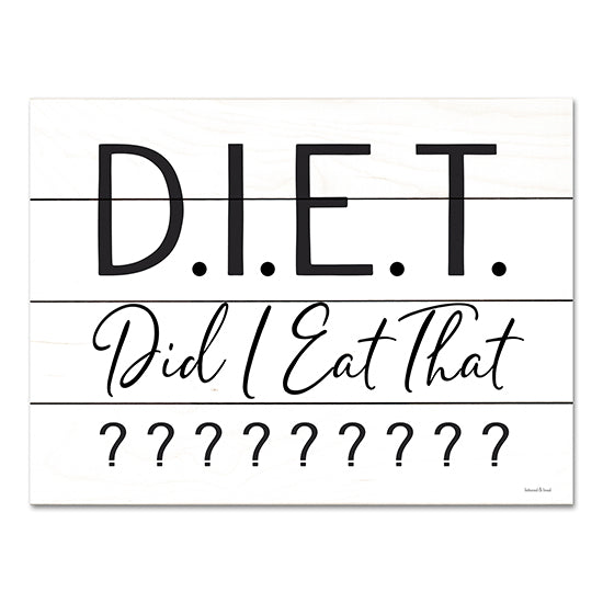 lettered & lined LET519PAL - LET519PAL - Did I Eat That? - 16x12 Kid I Eat That?, Diet, Kitchen, Humorous, Typography, Signs from Penny Lane