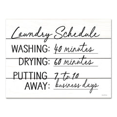 LET527PAL - Laundry Schedule - 16x12