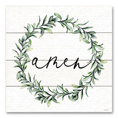 LET637PAL - Amen Wreath - 12x12