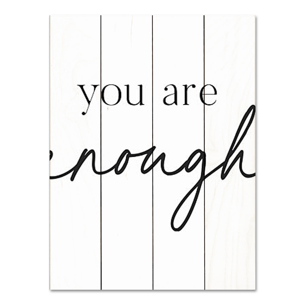 lettered & lined LET647PAL - LET647PAL - You are Enough - 16x12 Inspirational, You are Enough, Typography, Signs, Motivational from Penny Lane