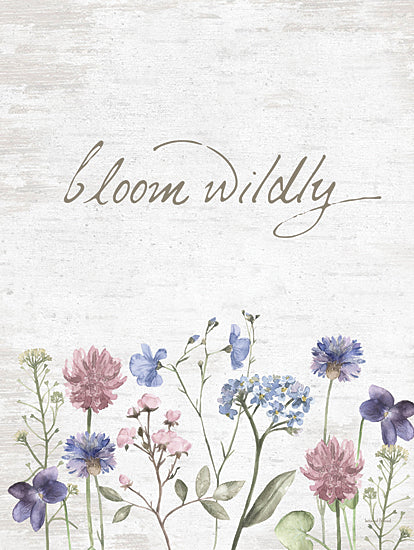 Lee Keller LET650 - LET650 - Bloom Wildly - 12x16 Inspirational, Bloom Wildly, Typography, Signs, Flowers, Wildflowers, Spring from Penny Lane