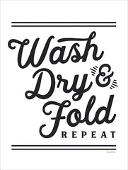 LET692 - Wash, Dry & Fold Repeat - 12x16