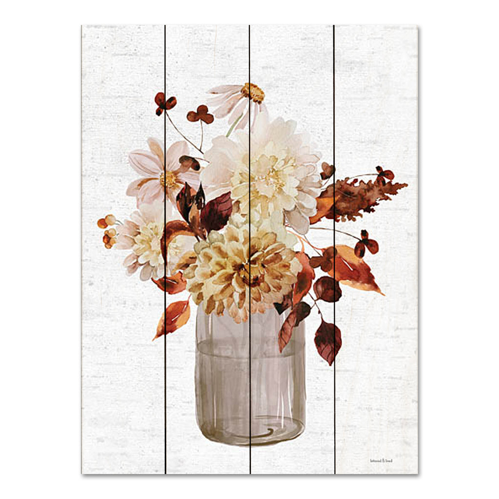 lettered & lined LET699PAL - LET699PAL - Autumn Floral - 12x16 Flowers, Fall, Fall Flowers, Glass Jar, Farmhouse/Country from Penny Lane