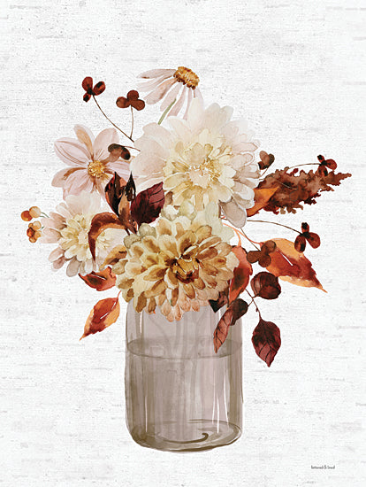 lettered & lined LET699 - LET699 - Autumn Floral - 12x16 Flowers, Fall, Fall Flowers, Glass Jar, Farmhouse/Country from Penny Lane