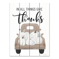 LET700PAL - Give Thanks Pumpkin Truck - 12x16