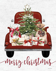 LET771 - Merry Christmas Truck   - 12x16