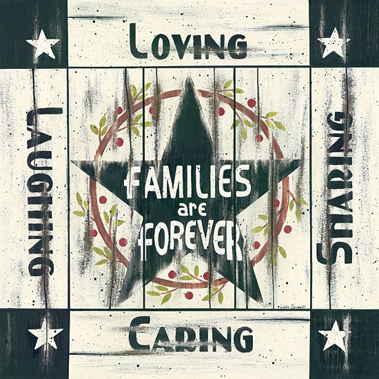Linda Spivey LS1439 - Families are Forever - Barn Star, Typography, Inspiring from Penny Lane Publishing