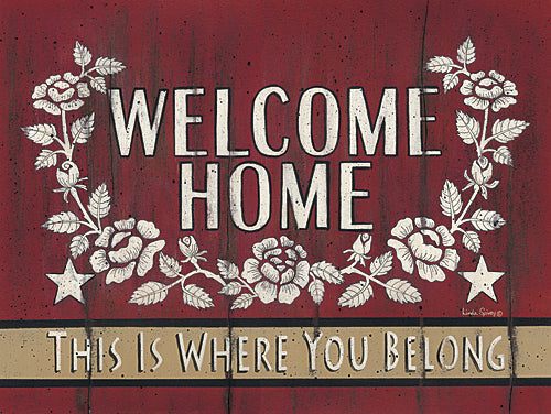 Linda Spivey LS1620 - Welcome Home - Welcome, Inspirational, Sign from Penny Lane Publishing