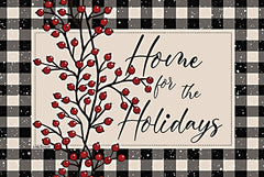 LS1829 - Home for the Holidays with Berries - 16x12