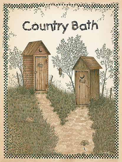 Linda Spivey LS519 - His and Hers Outhouses - Outhouses, Path, Bath from Penny Lane Publishing